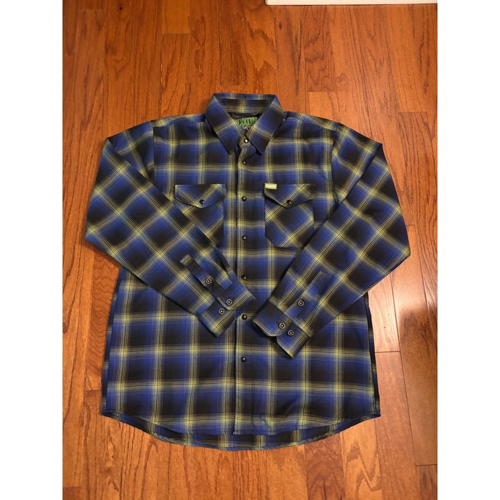 Dixon Flannel Company The Gill-Man Button Down Size Large